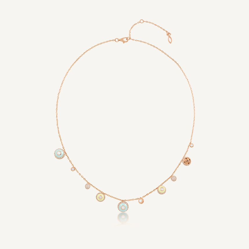 Poetry in Motion Sway Yellow-Green Necklace