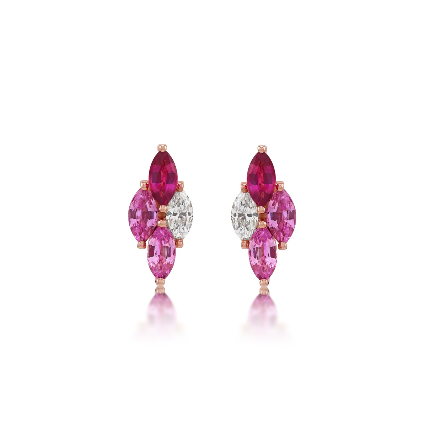 Entwine Blush Motif Earstuds