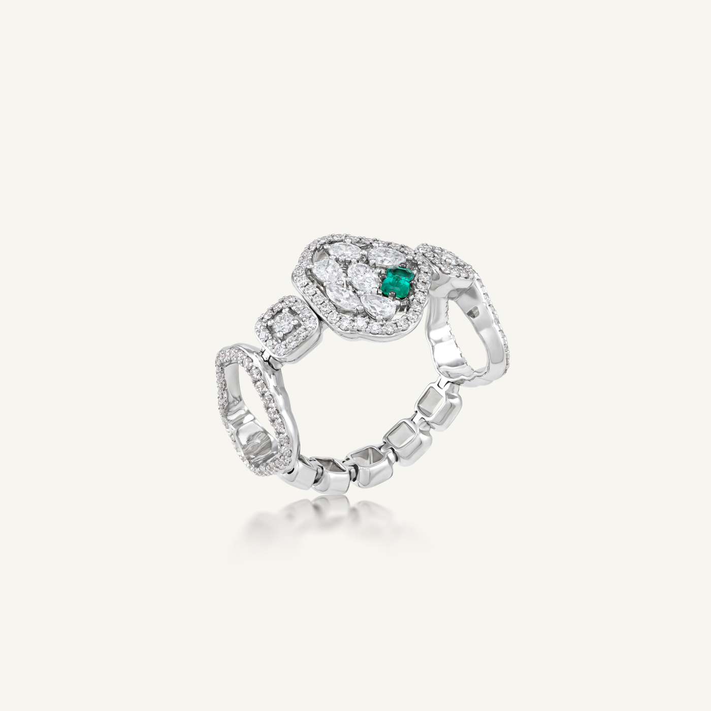 Diversa Emerald Glow Ring