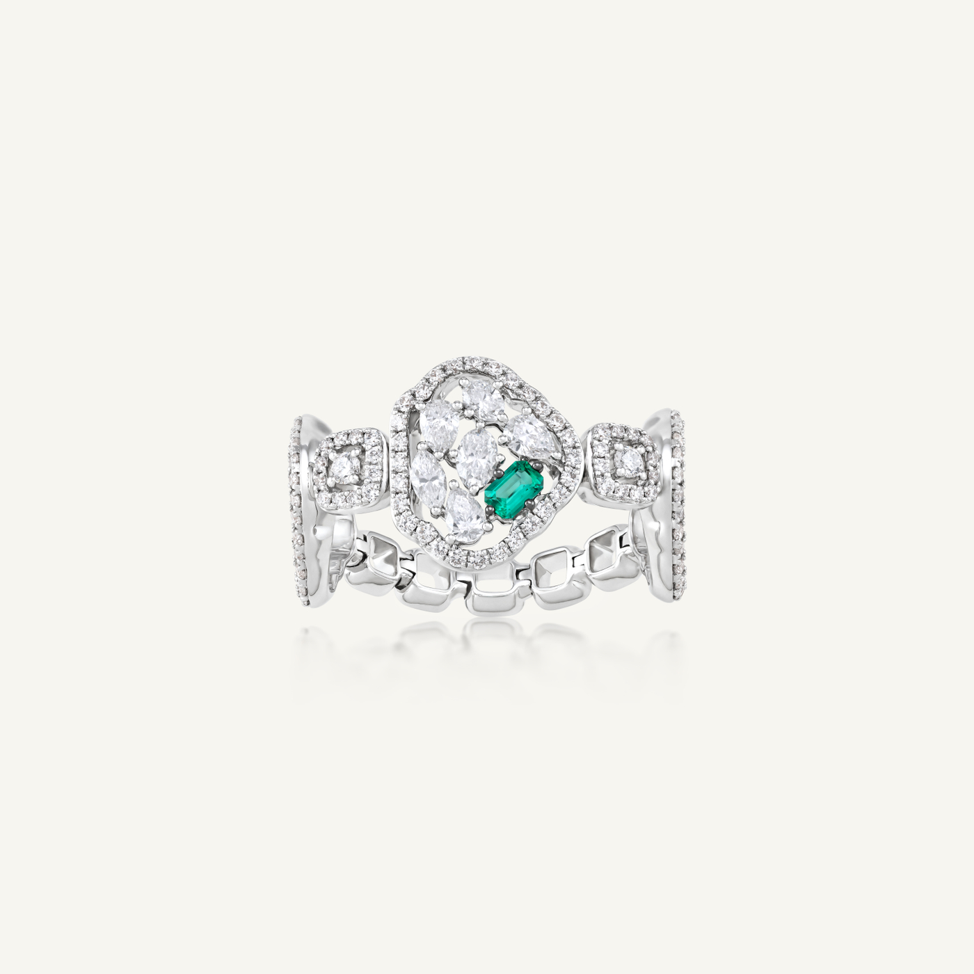 Diversa Emerald Glow Ring