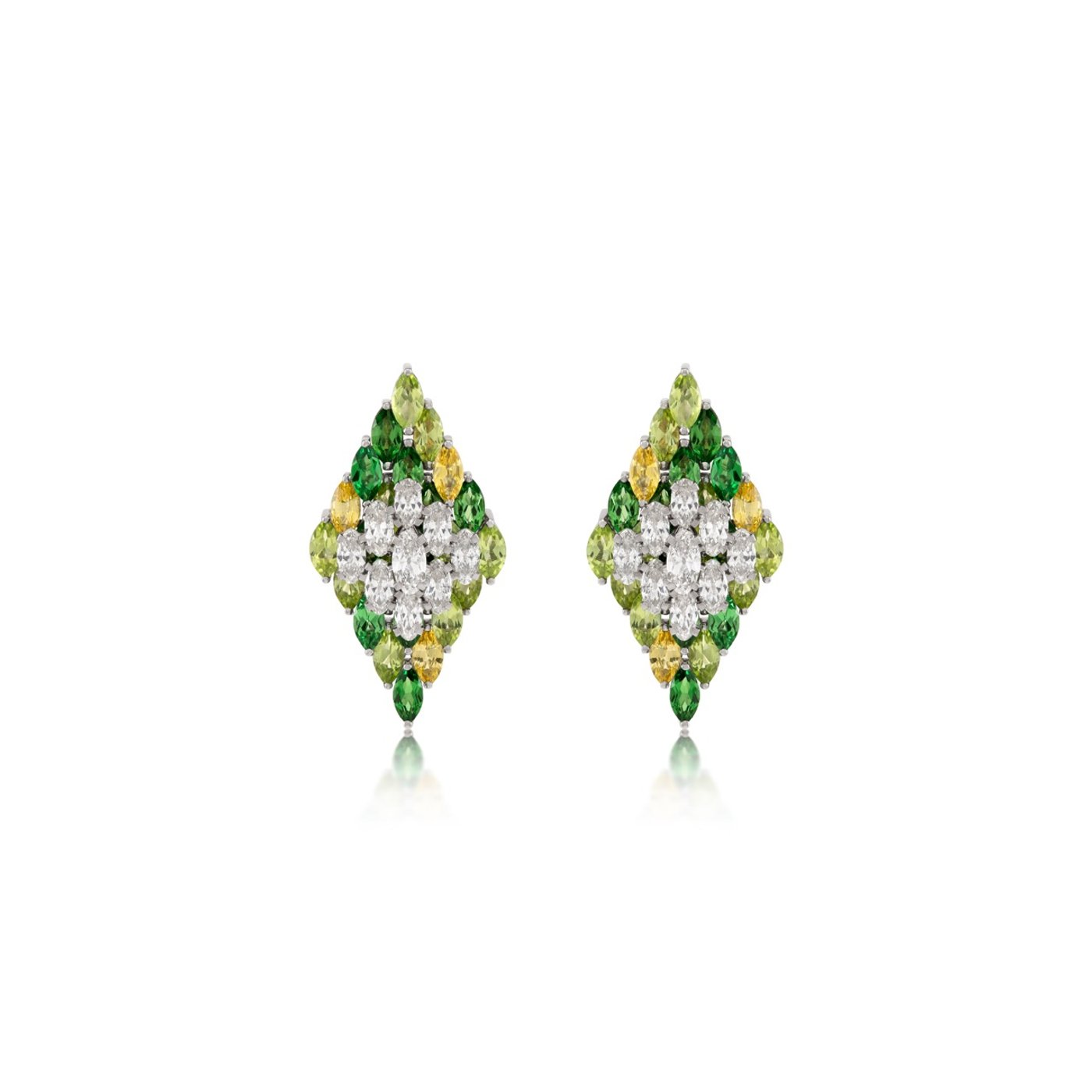 Entwine Green Earrings