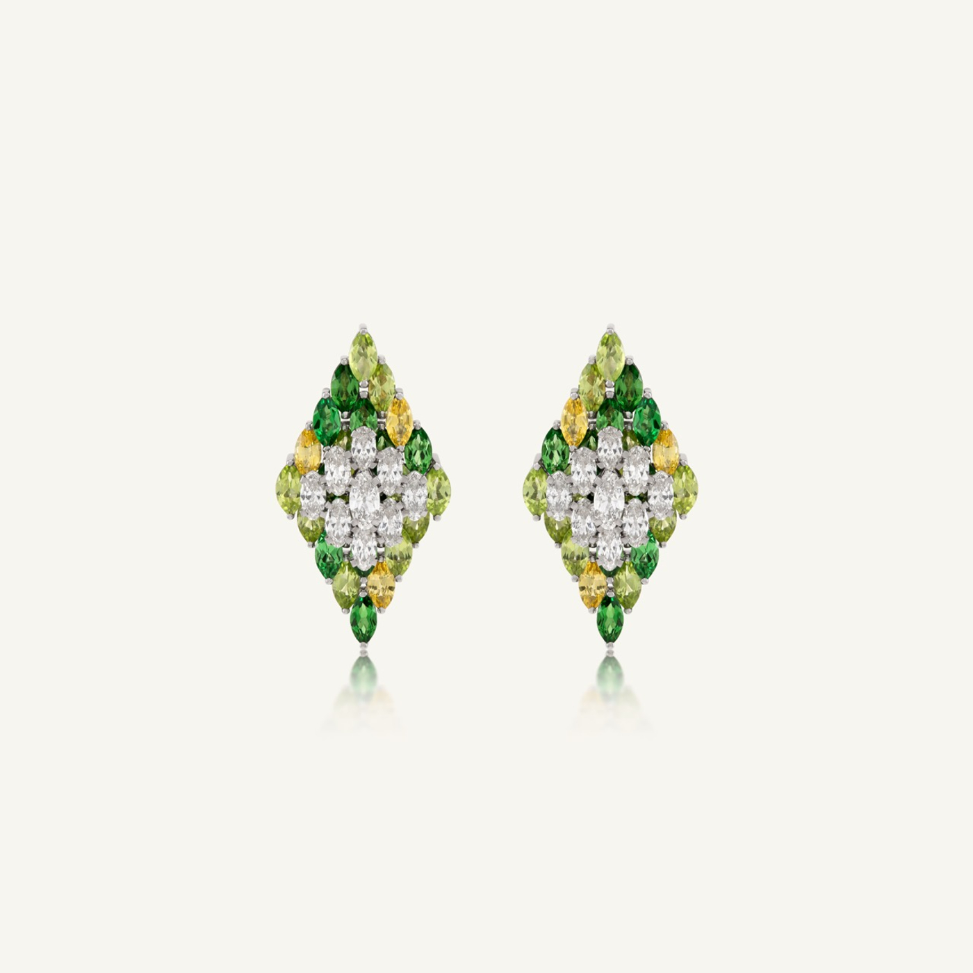 Entwine Green Earrings