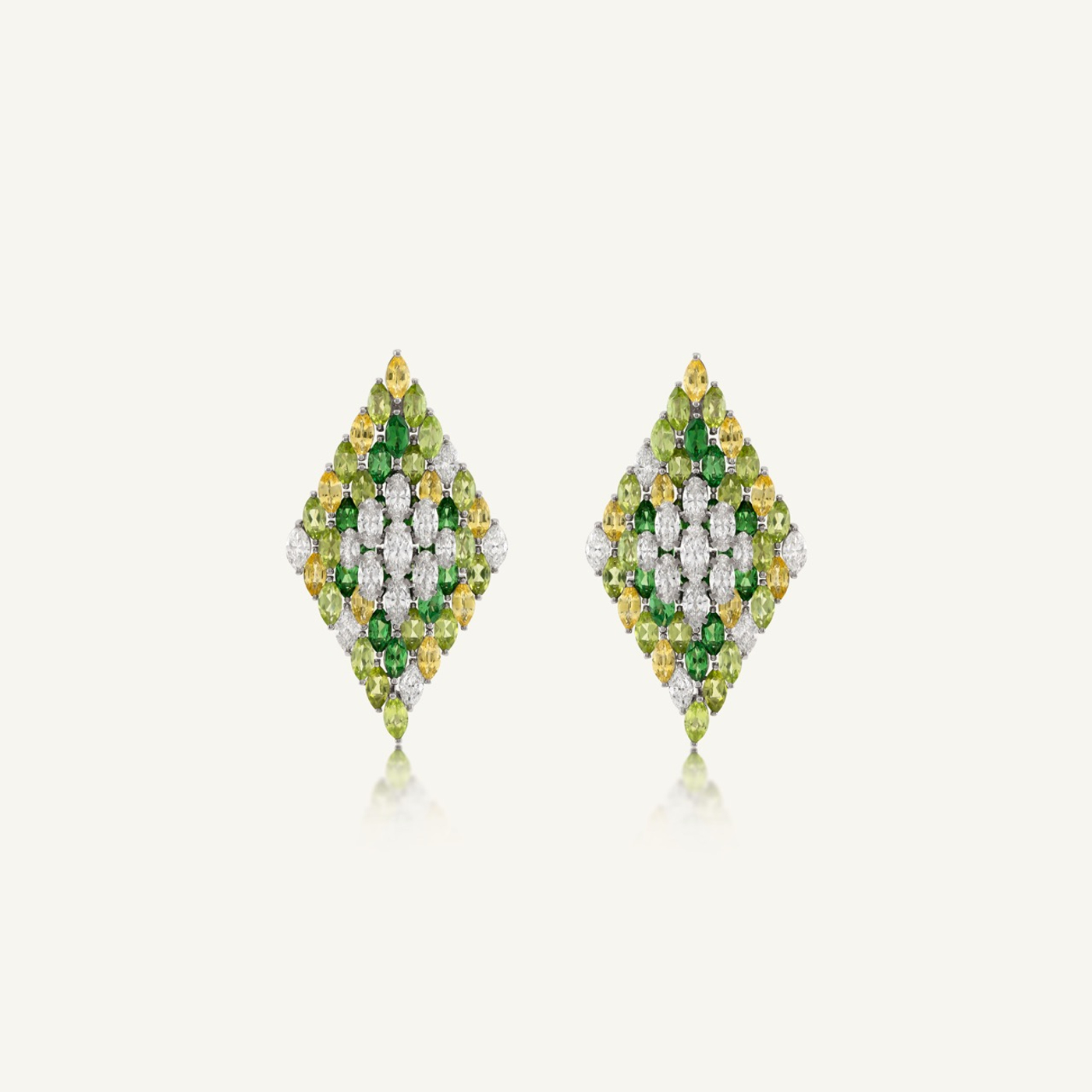Entwine Signature Green Earrings