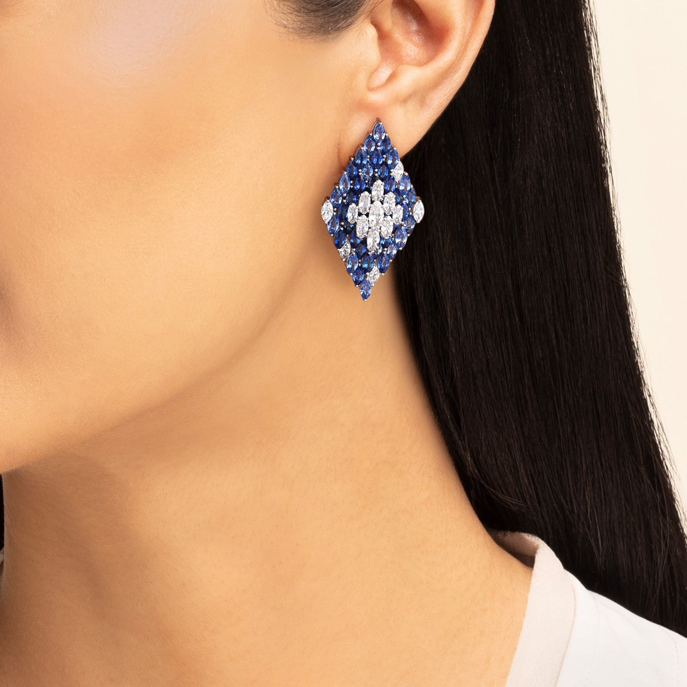 Entwine Signature Blue Earrings