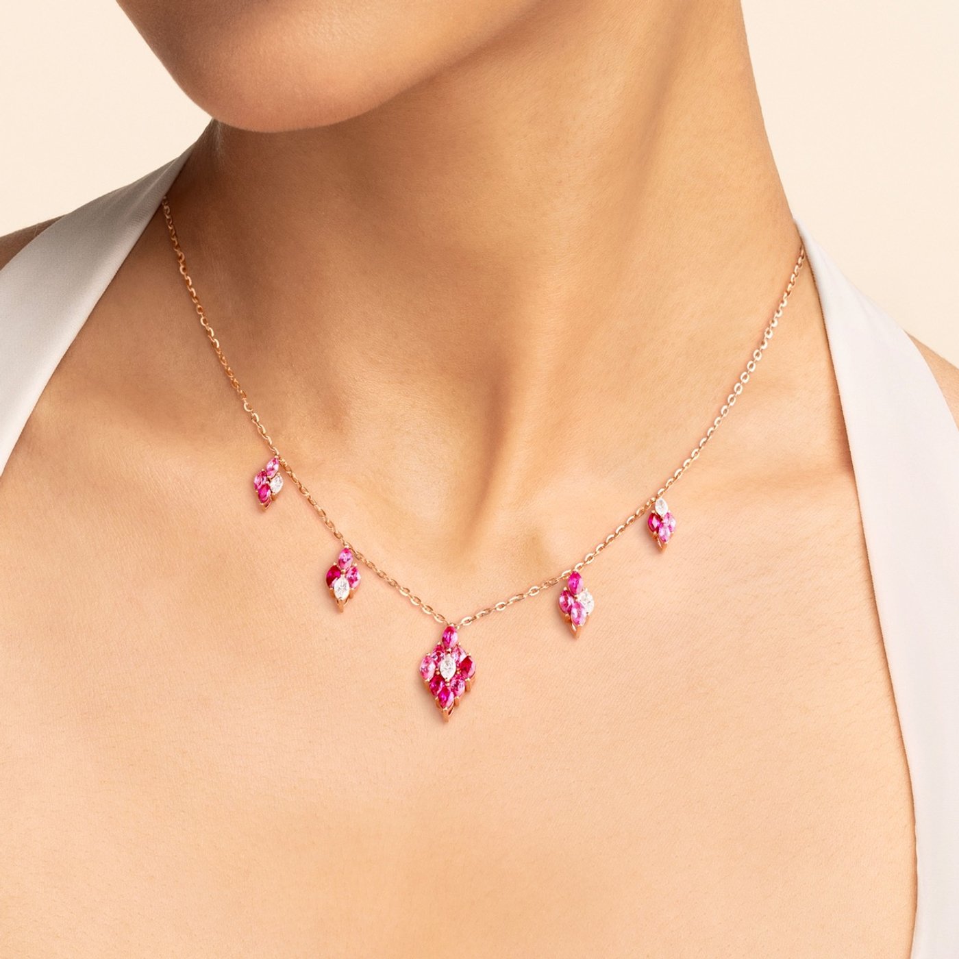 Entwine Blush Harmony Necklace