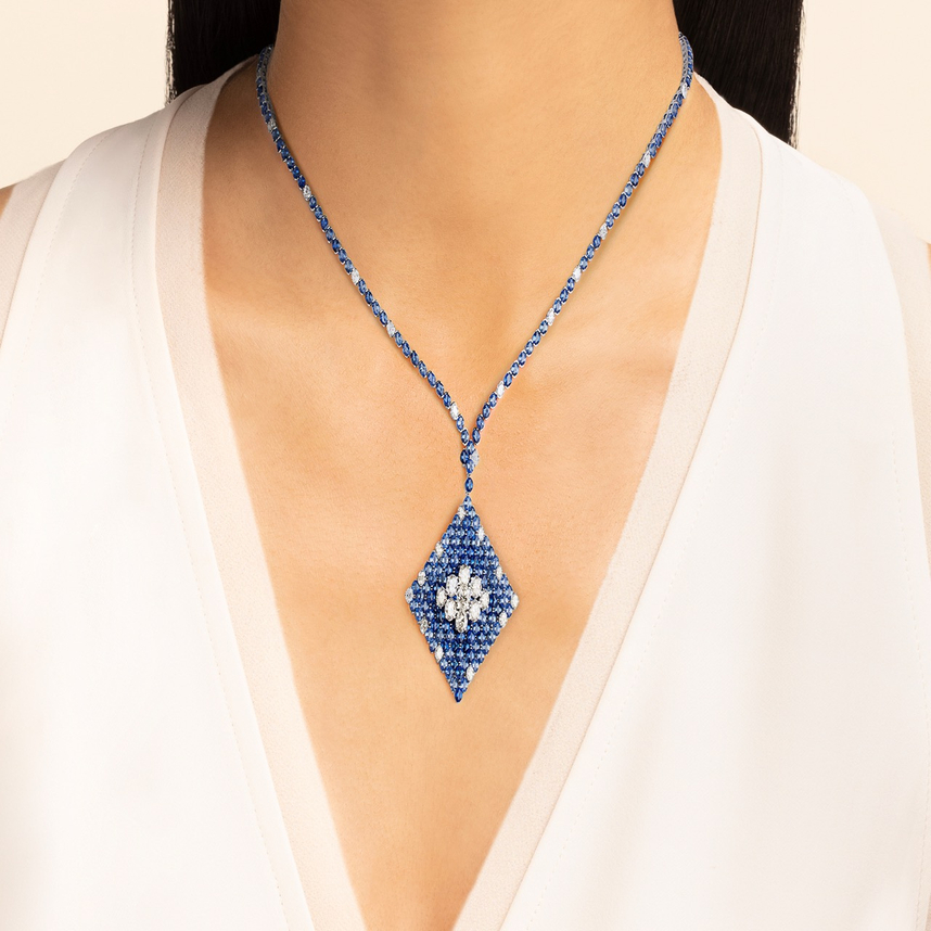 Entwine Signature Blue Necklace