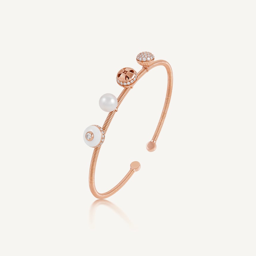 Poetry in Motion Blanche Stackable Series Bangle
