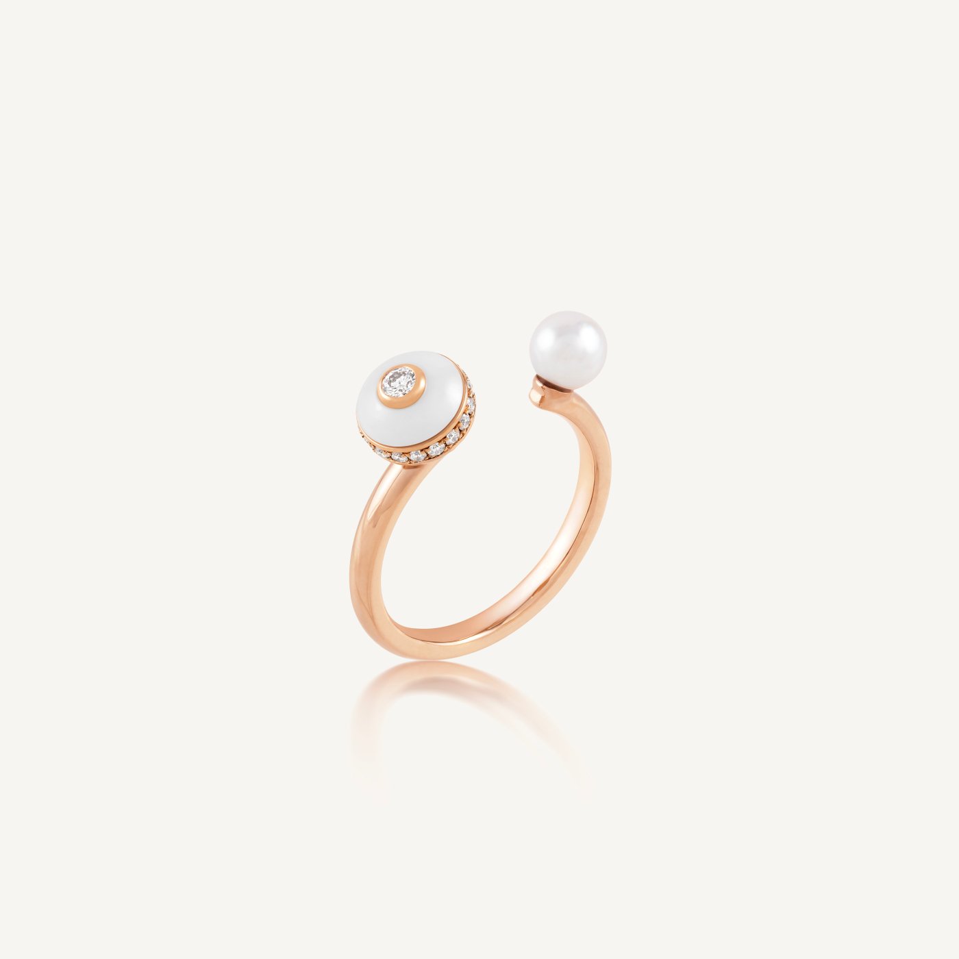 Poetry in Motion Blanche Open Stackable Ring