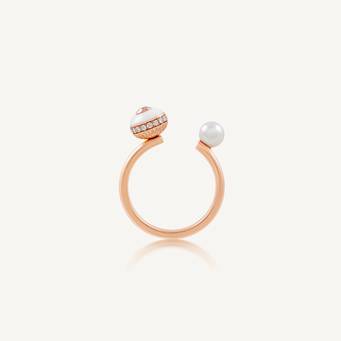 Poetry in Motion Blanche Open Stackable Ring