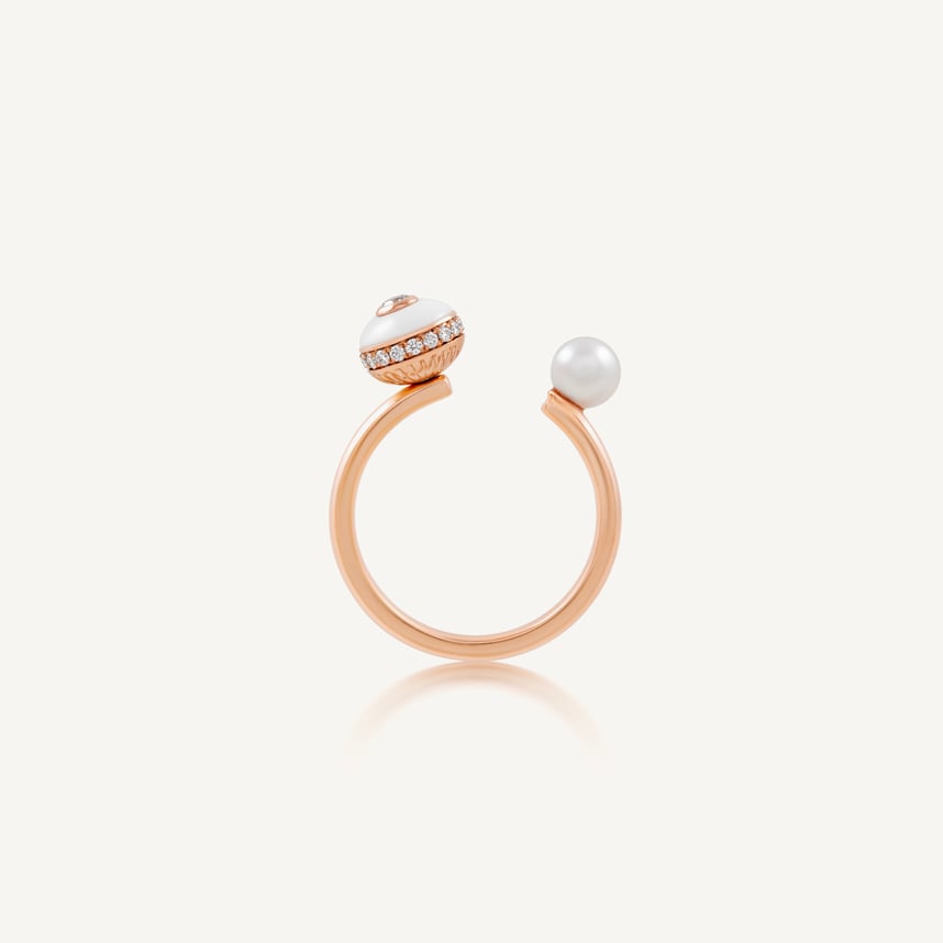 Poetry in Motion Blanche Open Stackable Ring