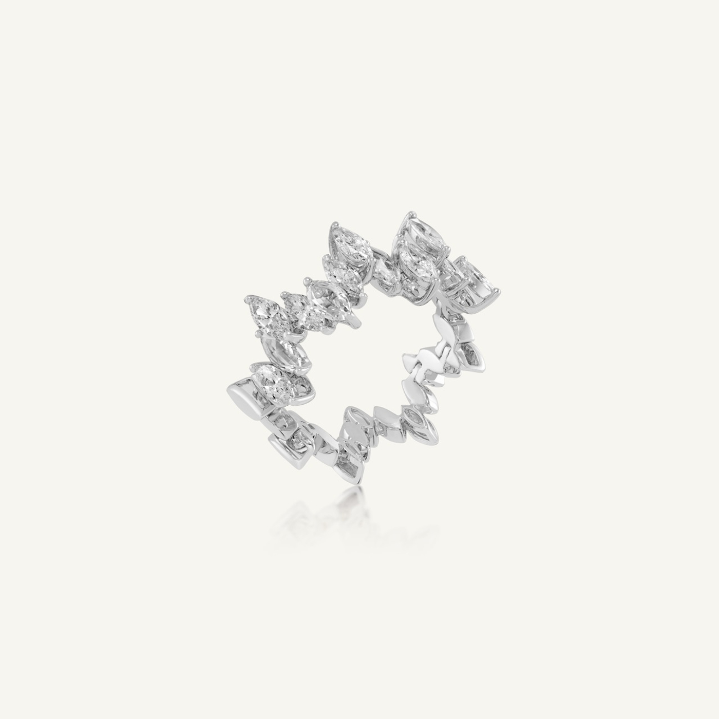 Entwine Blanche Motif Ring