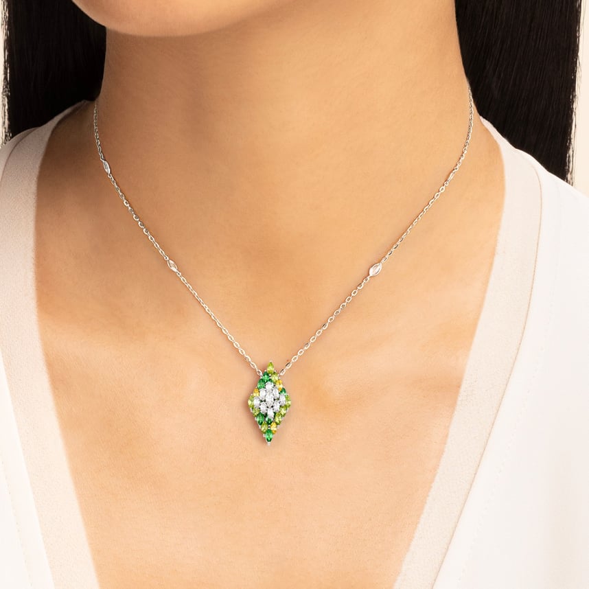 Entwine Green Pendant