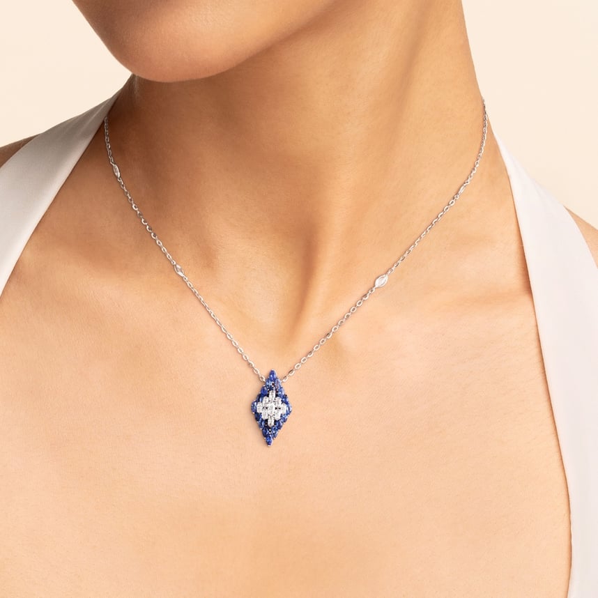 Entwine Blue Pendant
