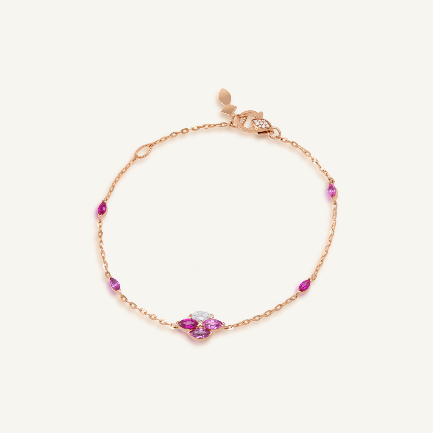 Entwine Blush Stackable Bracelet