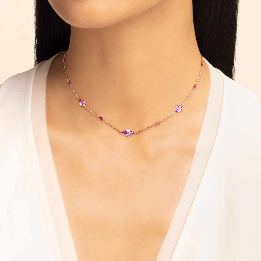 Entwine Blush Stackable Necklace