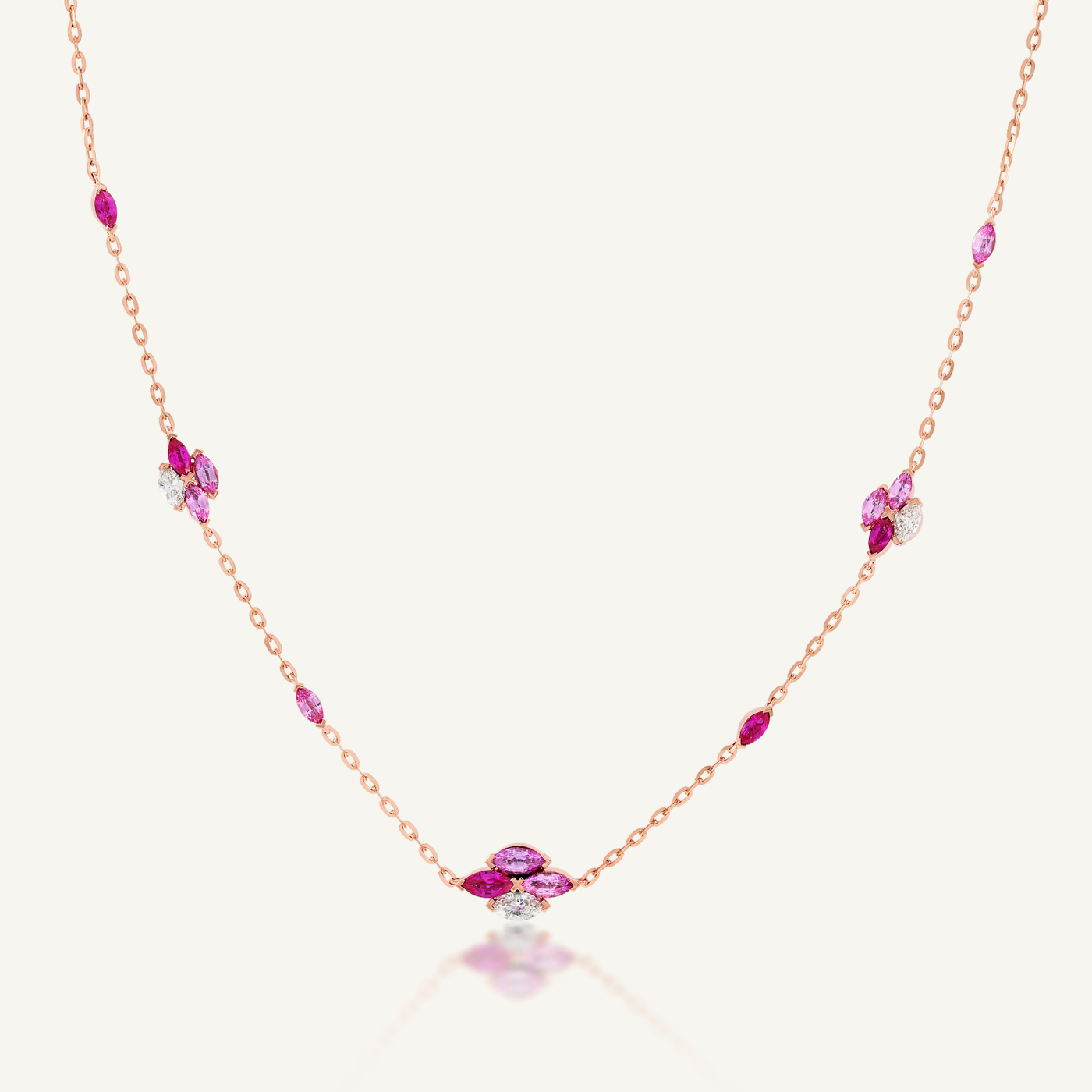 Entwine Blush Stackable Necklace