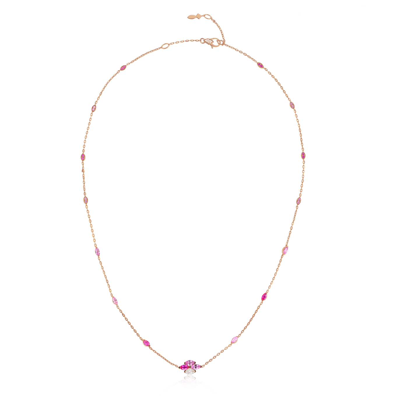 Entwine Blush Stackable Medium Necklace