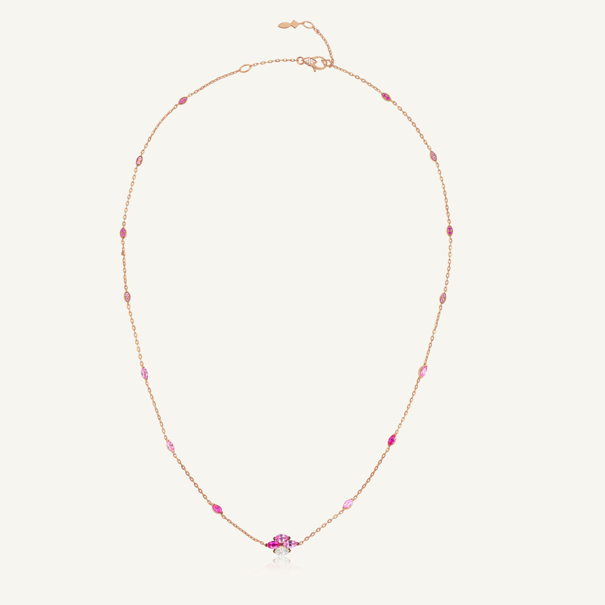 Entwine Blush Stackable Medium Necklace