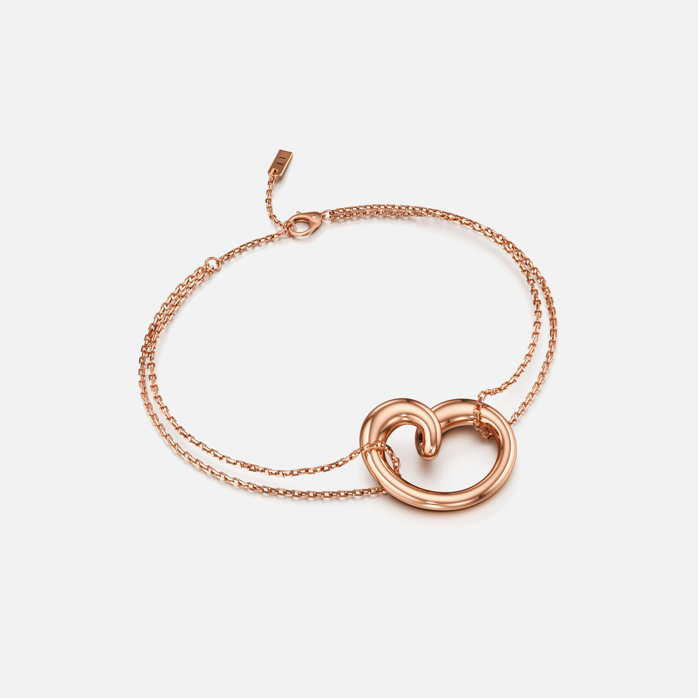 Whirlwind Heart Gold Bracelet