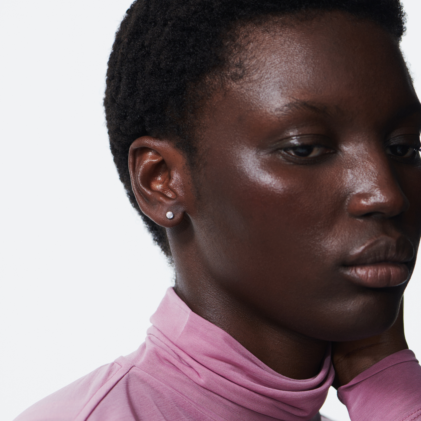 Bubble Diamond Stud Earrings